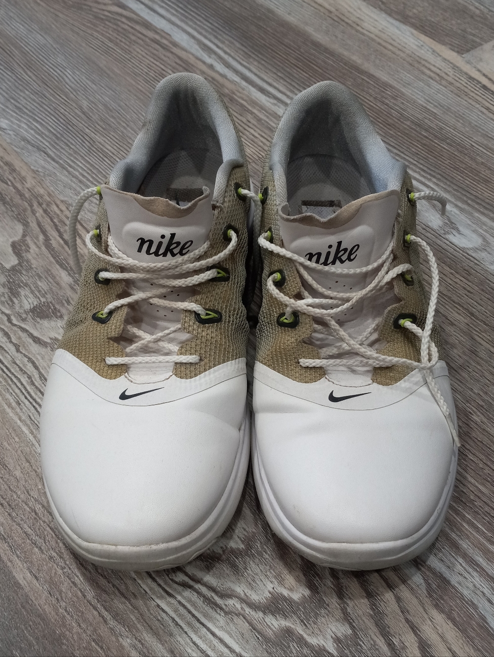 Nike Lunar Empress Lunarlon Woman Golf Shoes White/Gary Size 8 - Picture 2 of 15
